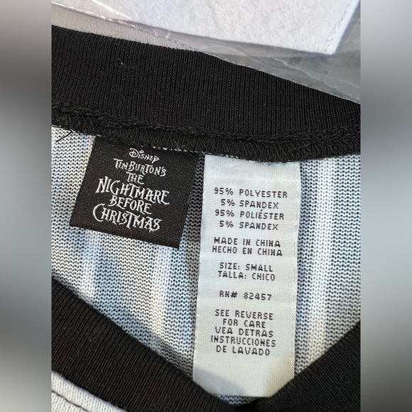 The Nightmare Before Christmas Jack‎ Men’s Halloween Pajama Top  Size Small NWT - Picture 5 of 8